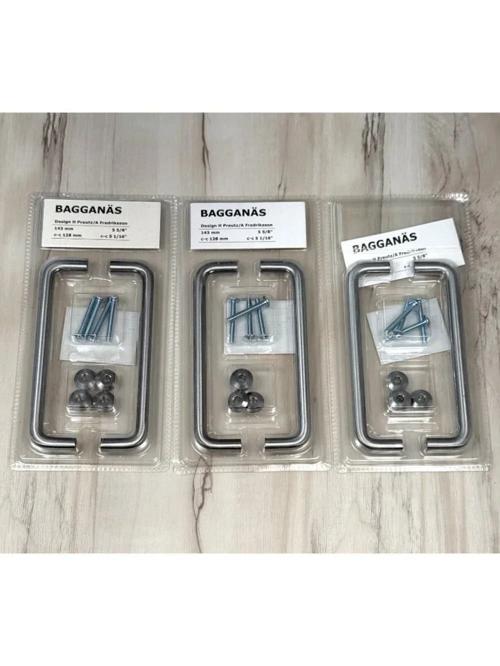 Lot 3 IKEA 2pks 5-5/8
